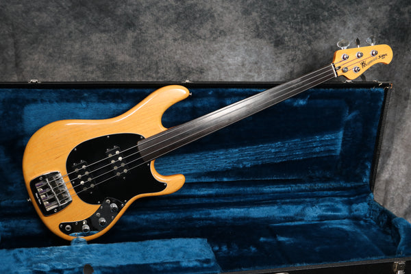 1980 Music Man Sabre, Ebony Fretless, *Rare Satin Natural*