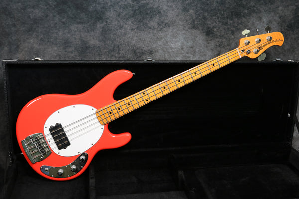 1979 Music Man Stingray, Coral Red Refinish