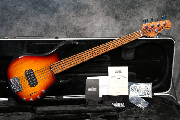 2020 Music Man BFR Stingray Special 5H, Vintage Sierra Burst