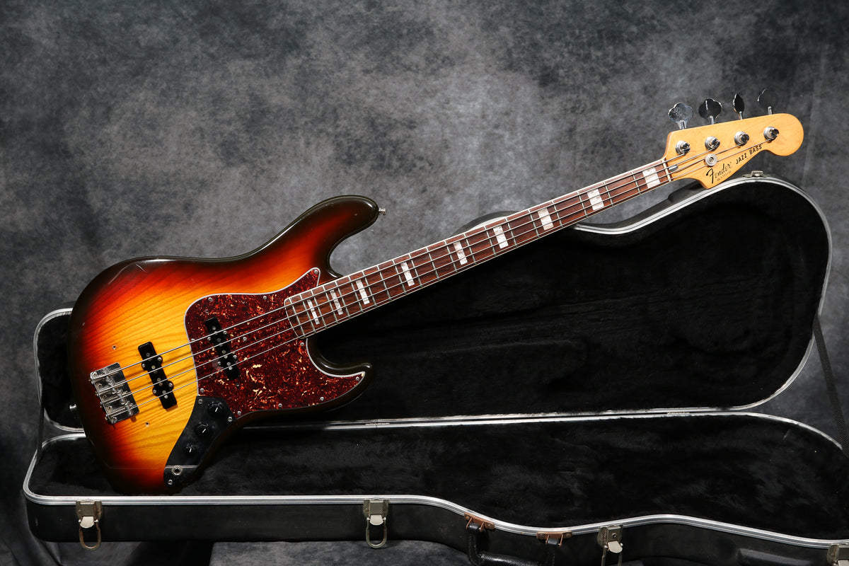 1978-82 Fender Jazz Bass, Sunburst – Andy Baxter Bass & Guitars
