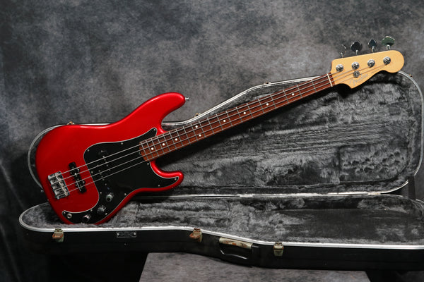 2006 Fender USA Precision, Candy Red / Chrome Red