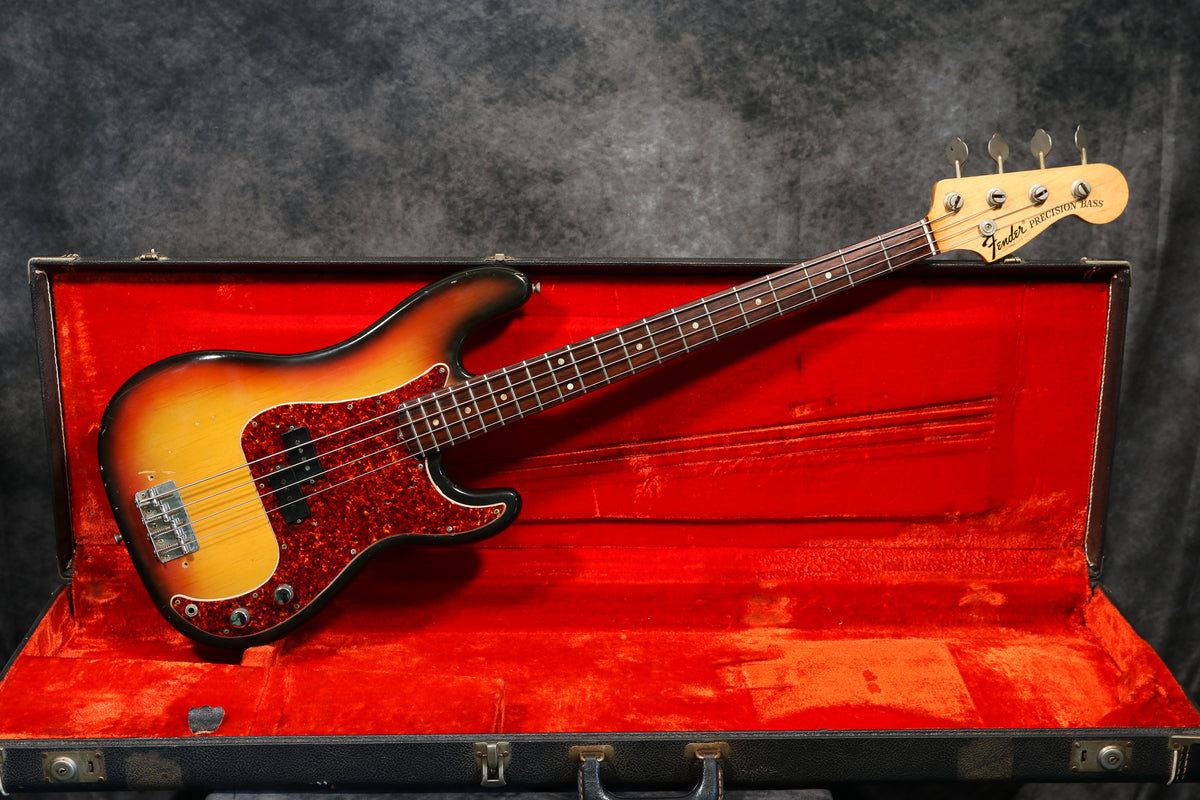 1969 Fender Precision Bass, Sunburst – Andy Baxter Bass & Guitars