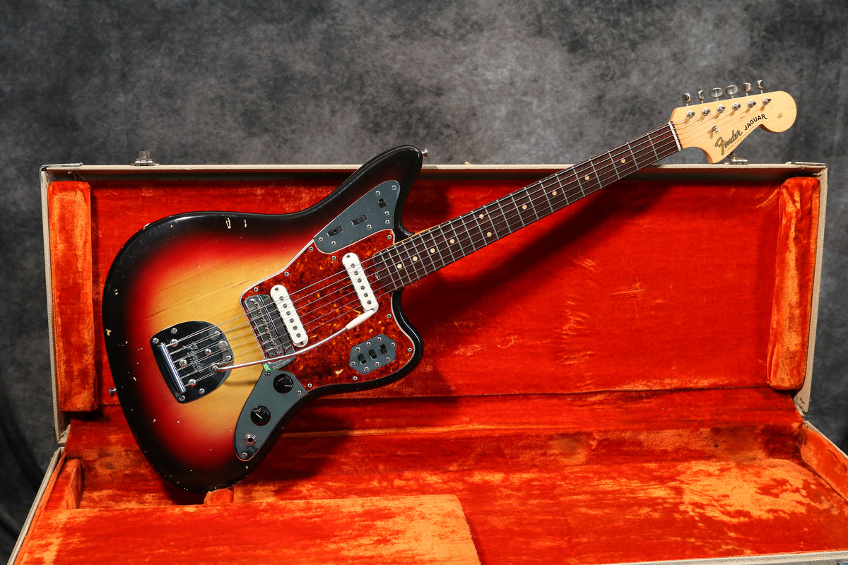 1963 Fender Jaguar, Sunburst – Andy Baxter Bass & Guitars