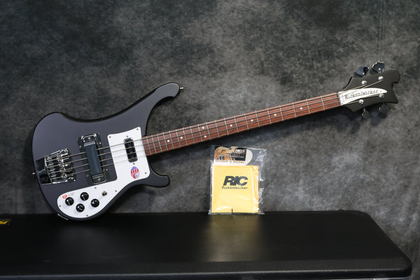 2023 Rickenbacker 4003S, Matte Black, Mint/Unplayed