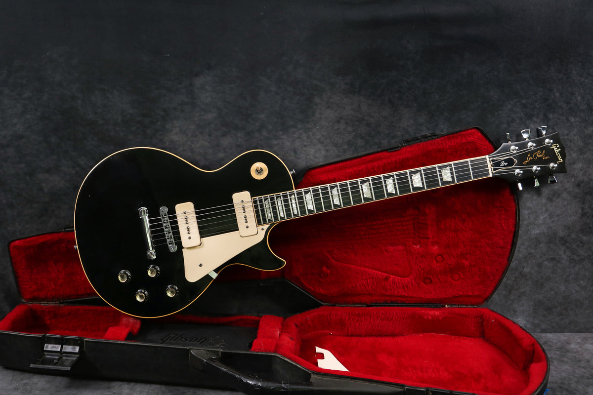 1977 Gibson Les Paul Pro Deluxe, Ebony – Andy Baxter Bass & Guitars