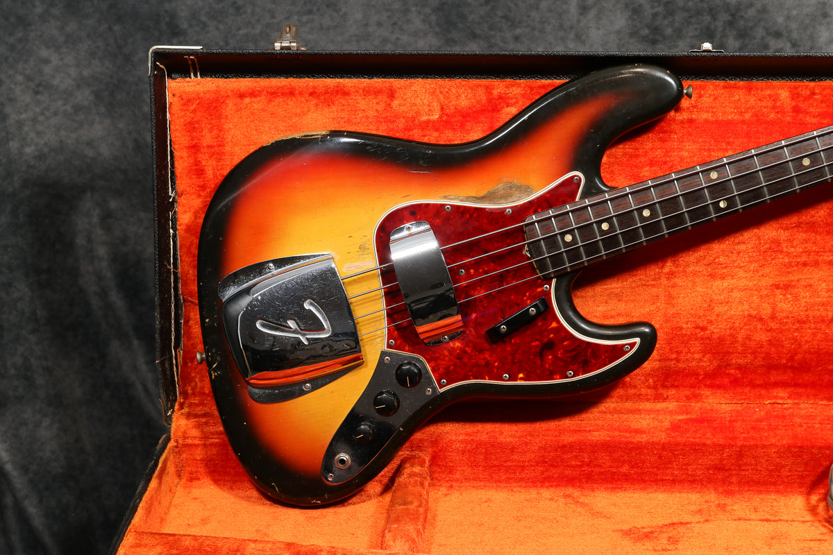 1965 Fender Jazz Bass, Sunburst – Andy Baxter Bass & Guitars