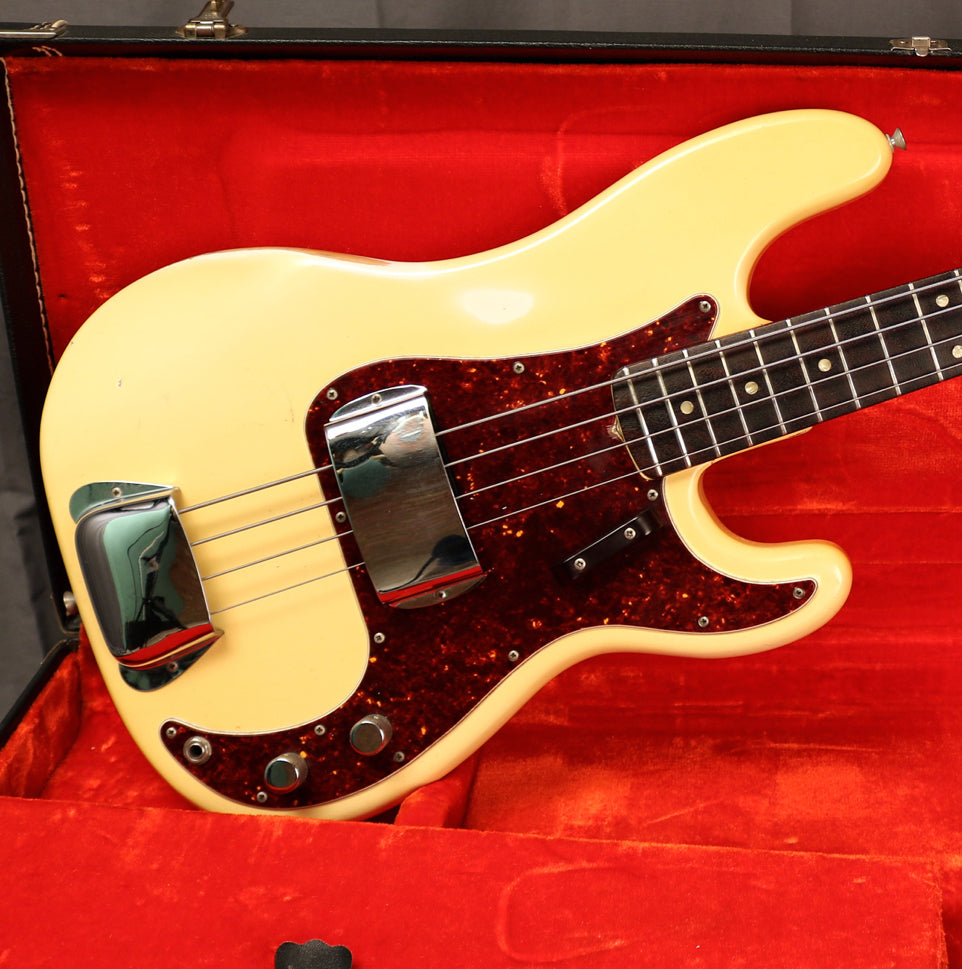 1970 Fender Precision Bass, Olympic White – Andy Baxter Bass & Guitars