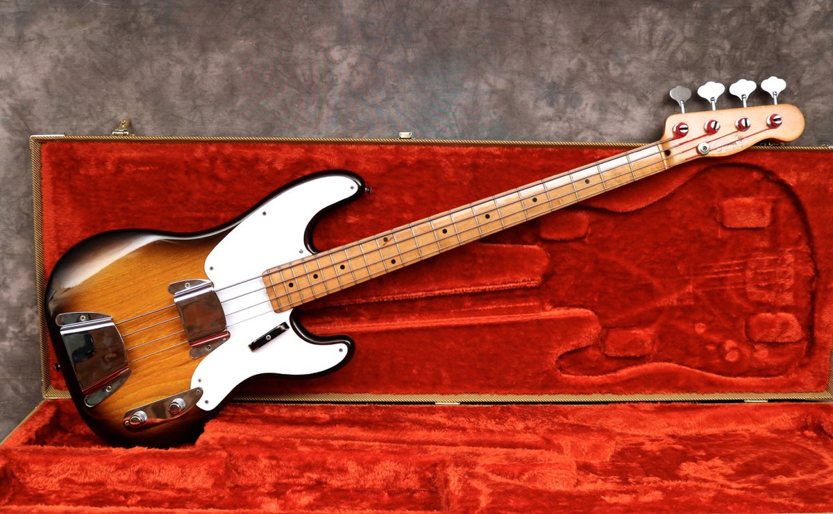 1955 Fender Precision Bass, Sunburst Refin – Andy Baxter Bass