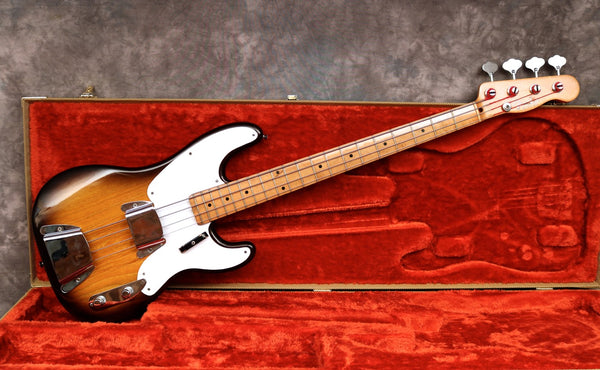 1955 Fender Precision Bass, Sunburst Refin