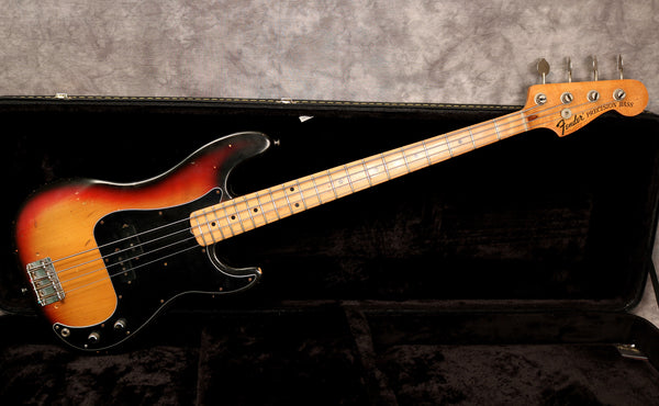 1973 Fender Precision Bass, Sunburst, A Neck