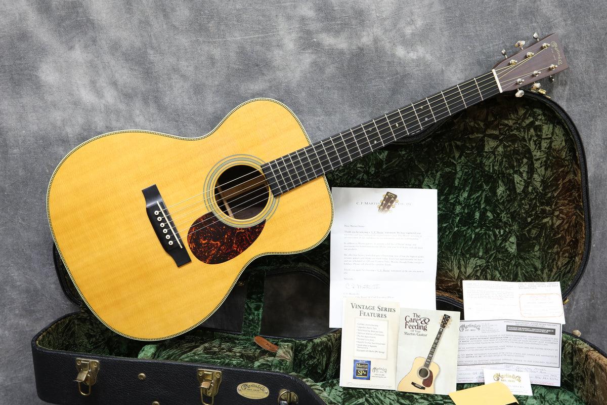 2002 Martin OM-28V - Natural – Andy Baxter Bass & Guitars