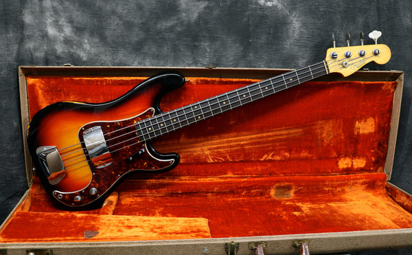 1962 Fender Precision Bass, Sunburst Refinish