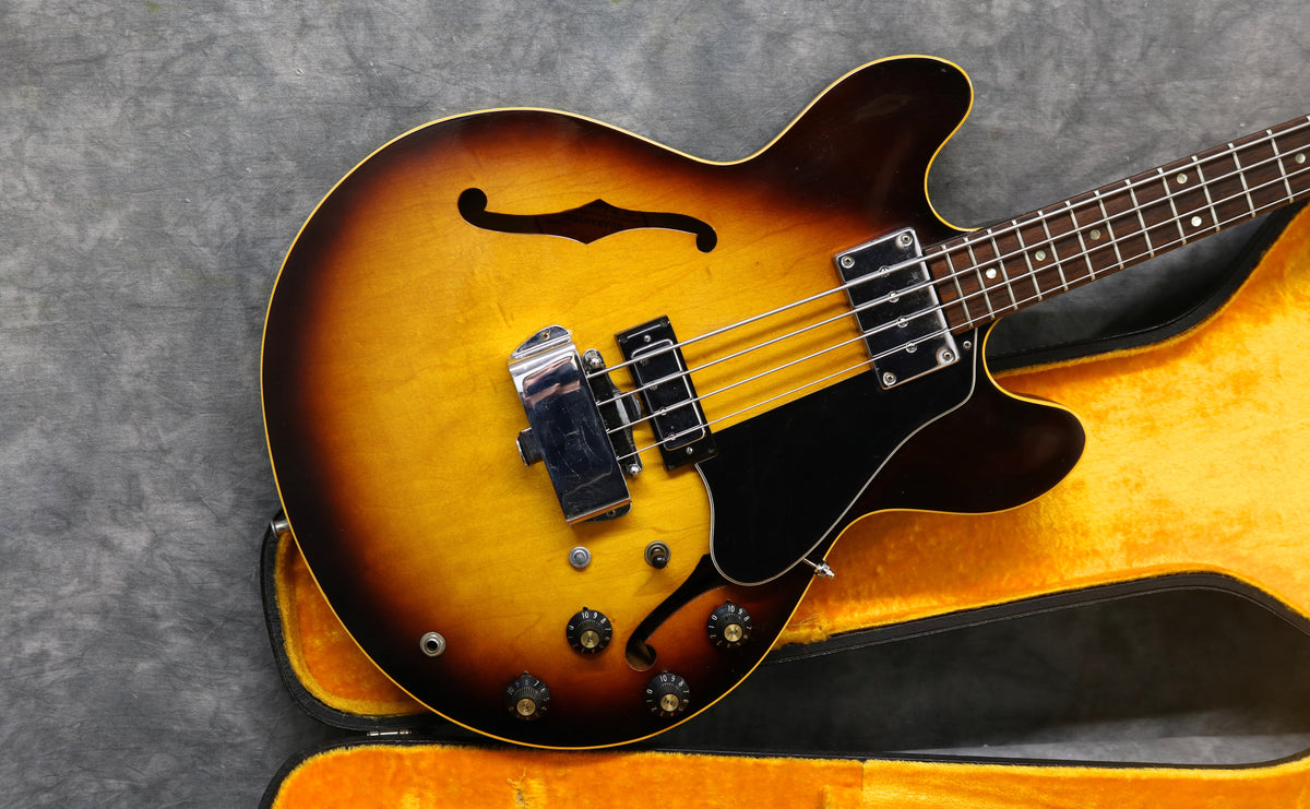 1968 Gibson EB-2D, Sunburst – Andy Baxter Bass & Guitars