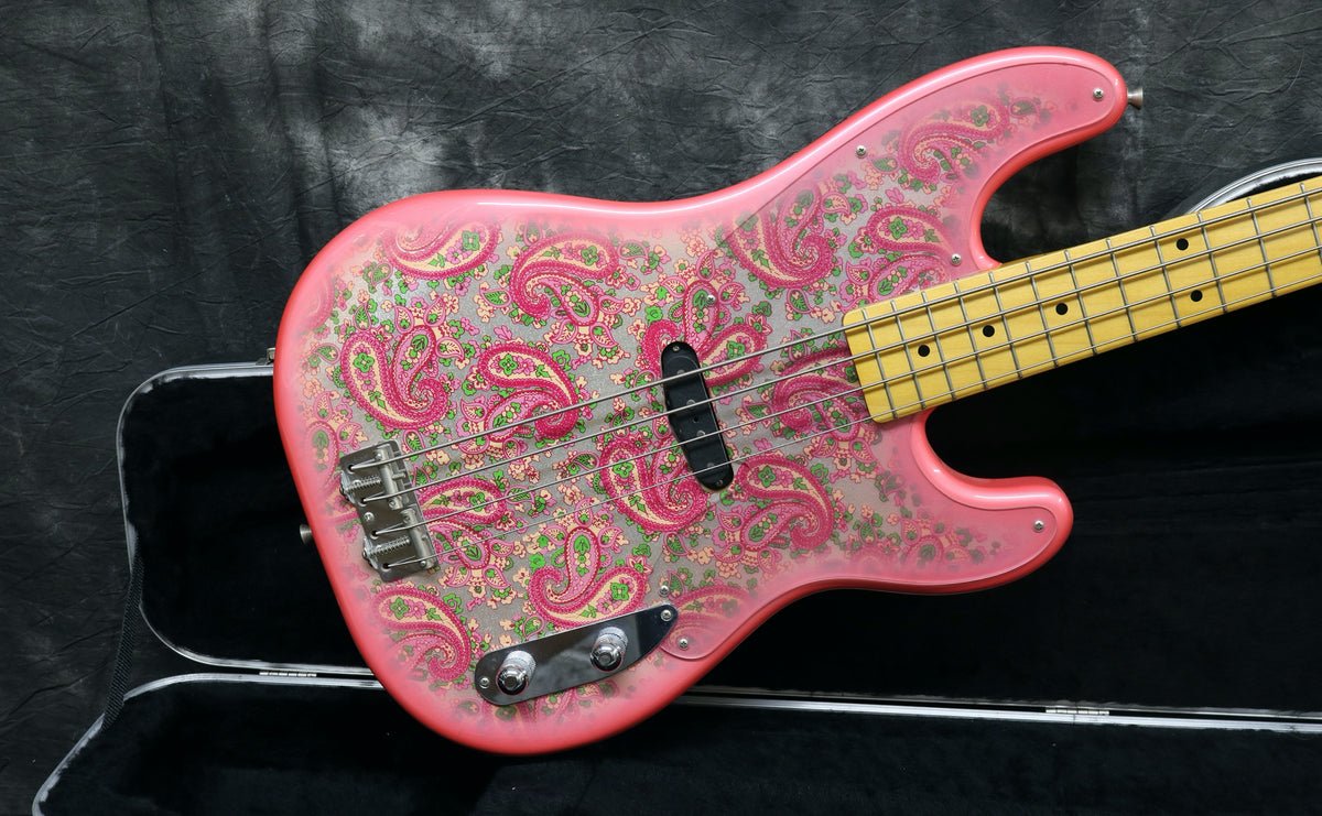 2002 CIJ Fender '54 Precision Bass, Pink Paisley – Andy Baxter