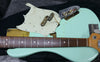 1966 Fender Bass V, Surf Green Refinish