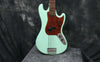 1966 Fender Bass V, Surf Green Refinish