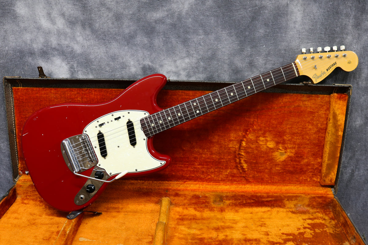1966 Fender Mustang, Dakota Red – Andy Baxter Bass & Guitars