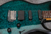 2007 Music Man BFR Luke, Bahama Blue Burst, Quilt Maple