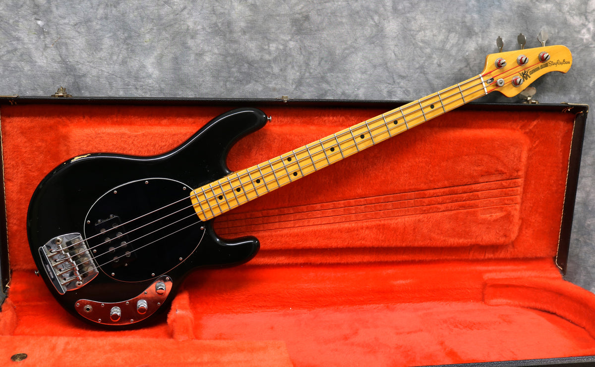 1979 Music Man Stingray, Black – Andy Baxter Bass & Guitars