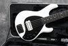 2022 Ernie Ball Music Man DarkRay 5, White Sparkle