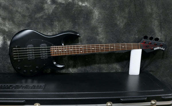 2009 Music Man Stingray 5 HH, Stealth Black