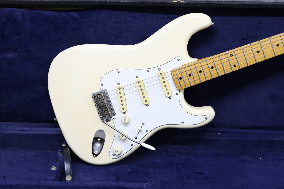 1984-87 Fender Stratocaster, Olympic White, Made In Japan – Andy