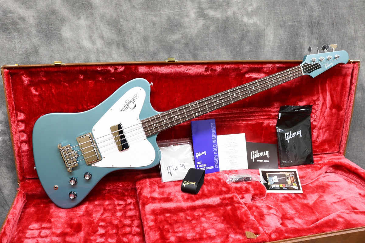 ベース Gibson NonReverseThunderbird Pelham Blue 2021 Gibson Non-Reverse Thunderbird, Pelham Blue – Andy Baxter