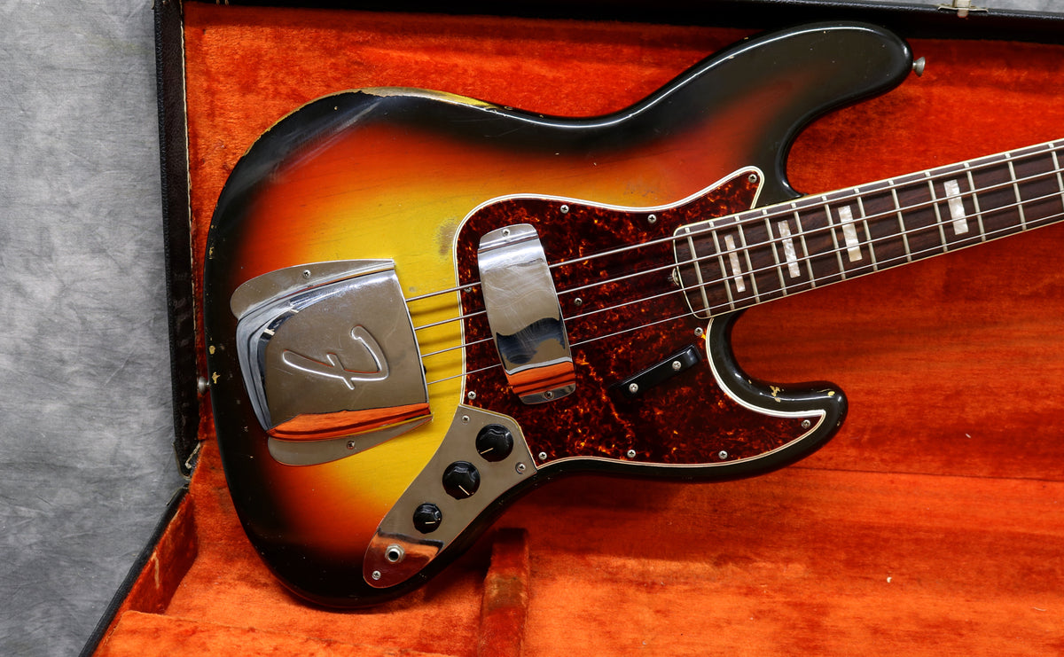 1967 Fender Jazz Bass, Sunburst – Andy Baxter Bass & Guitars 1967 Fender Jazz Bass, Sunburst – Andy Baxter Bass & Guitars