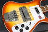 2022 Rickenbacker 4003, Satin Autumnglo, Checker Binding, Ltd Edition