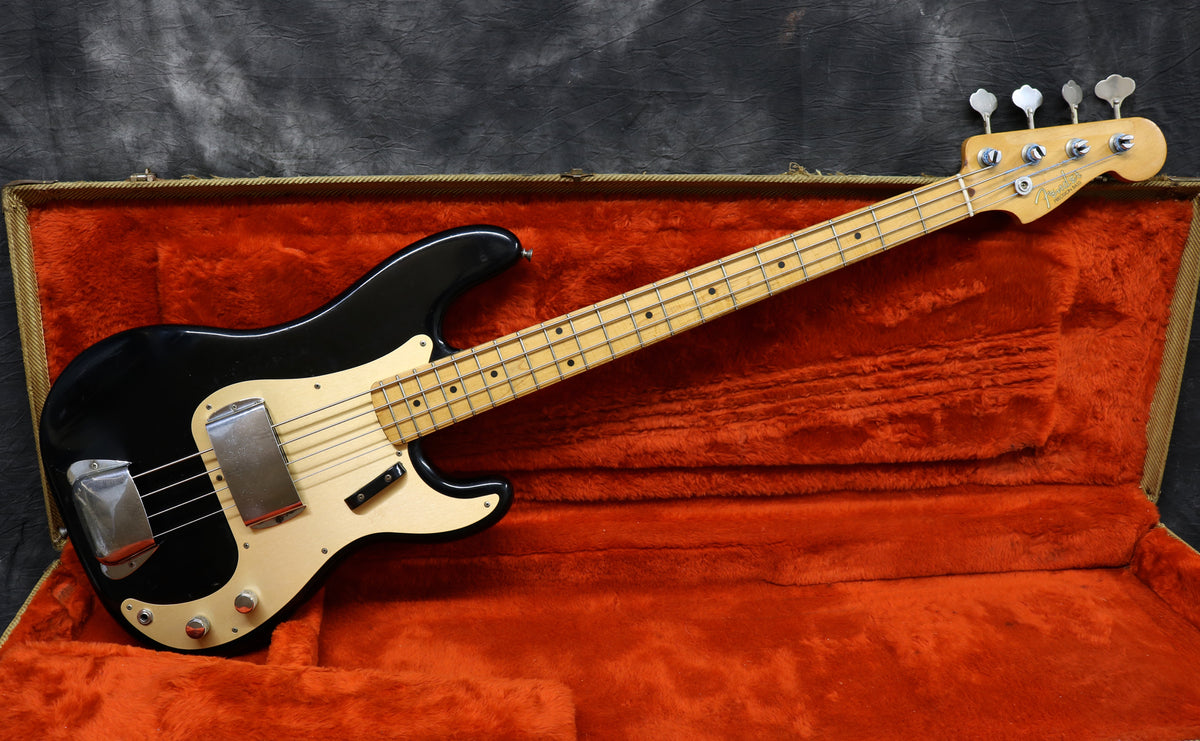 1958 Fender Precision Bass, Black Refinish – Andy Baxter Bass