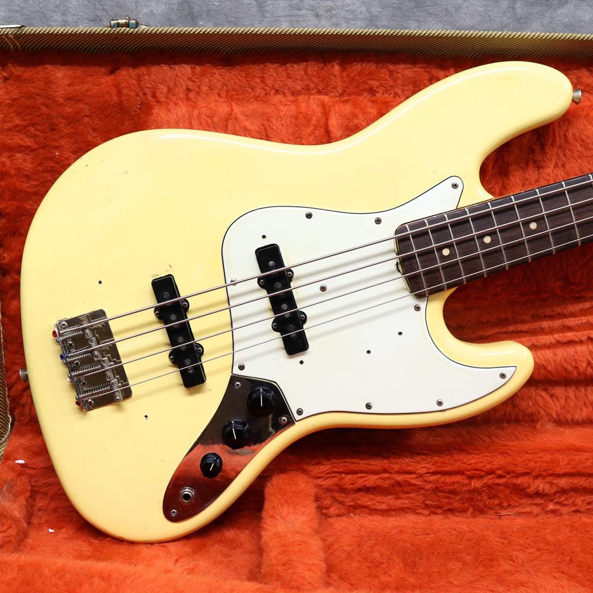 1964 Fender Jazz Bass, Blonde – Andy Baxter Bass & Guitars