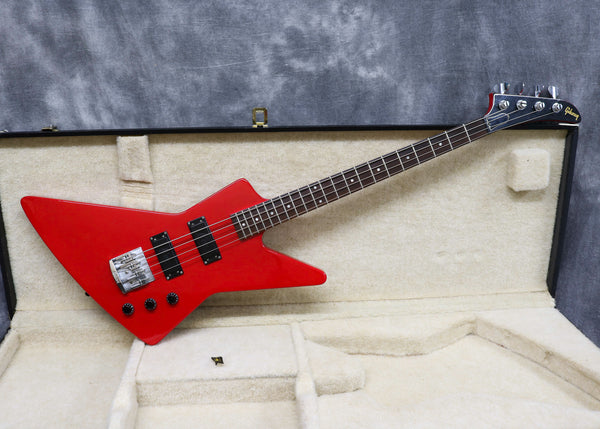 1985 Gibson Explorer Bass, Ferrari Red