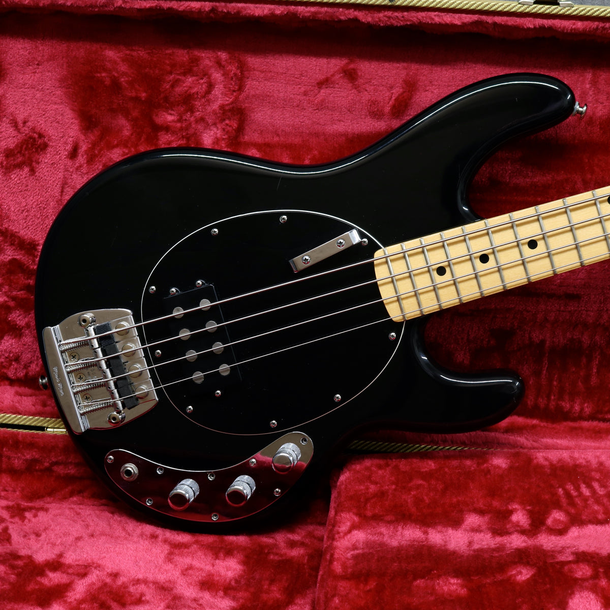 1983 Music Man Stingray, Black – Andy Baxter Bass & Guitars