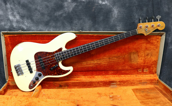 1964 Fender Jazz Bass, Olympic White Refinish