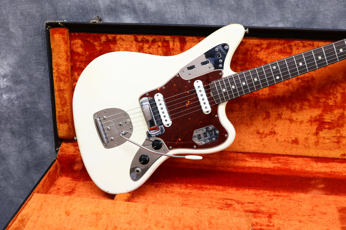 1964 Fender Jaguar, Olympic White – Andy Baxter Bass & Guitars