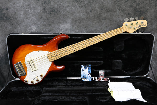 2006 Ernie Ball Music Man Stingray 5, Honey Burst
