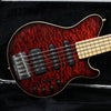 2009 Ernie Ball Music Man 25th Anniversary 5 HSS Bass, Redburst