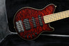 2009 Ernie Ball Music Man 25th Anniversary 5 HSS Bass, Redburst