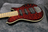 2009 Ernie Ball Music Man 25th Anniversary 5 HSS Bass, Redburst