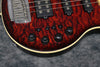 2009 Ernie Ball Music Man 25th Anniversary 5 HSS Bass, Redburst