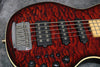 2009 Ernie Ball Music Man 25th Anniversary 5 HSS Bass, Redburst