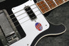 2022 Rickenbacker 4003, Matte Black, Mint/Unplayed