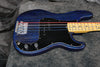 2015 Fender Limited Edition Sandblasted Ash Precision, Sapphire Blue
