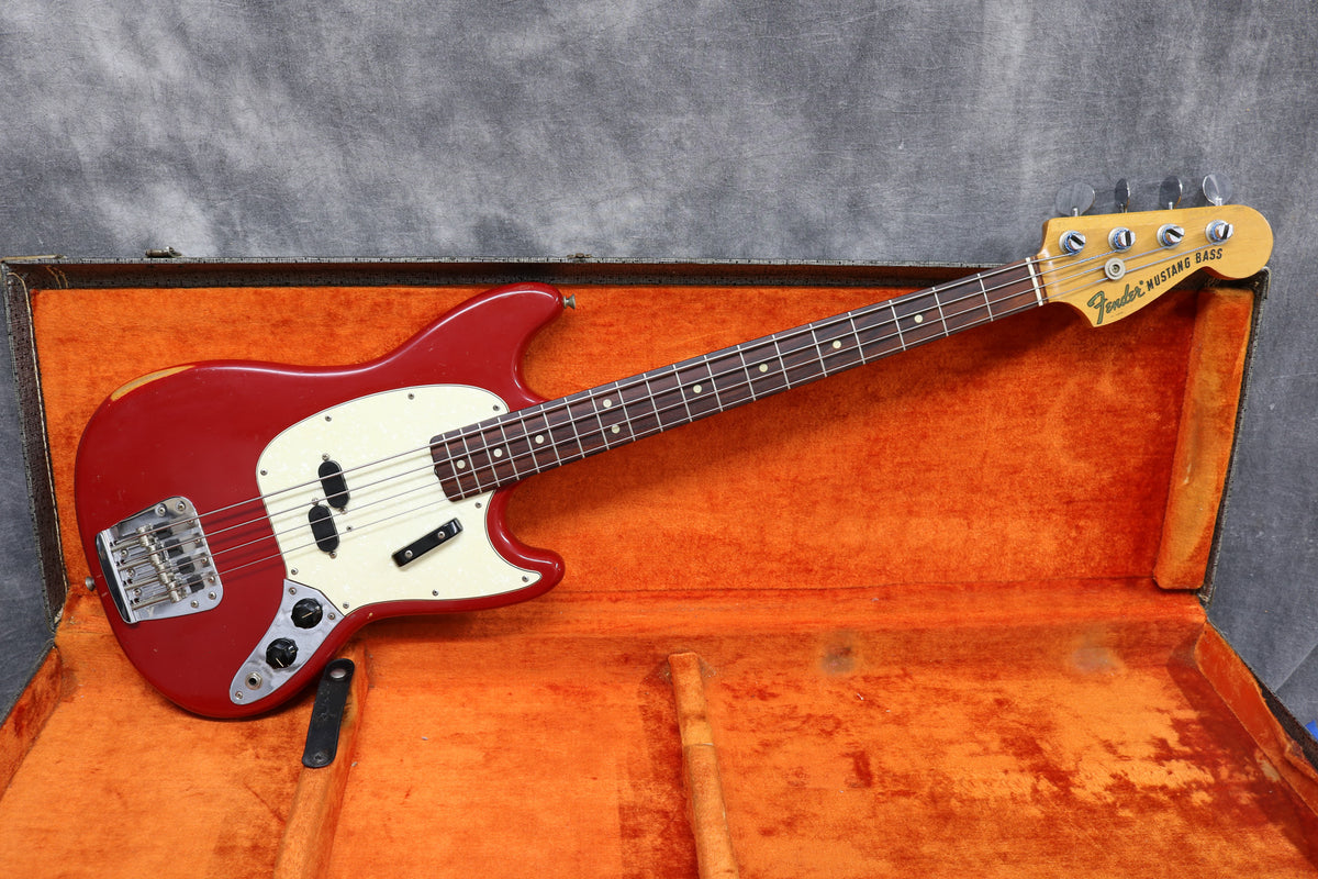 1968 Fender Mustang Bass, Dakota Red – Andy Baxter Bass & Guitars