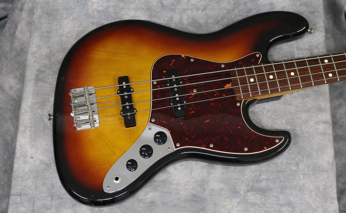 1982 Squier/Fender JV 62 Jazz Bass, Sunburst – Andy Baxter Bass