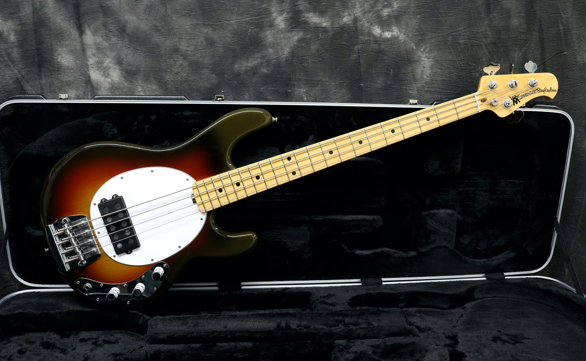 2016 Music Man Stingray, Old Smoothie, Sunburst – Andy Baxter Bass