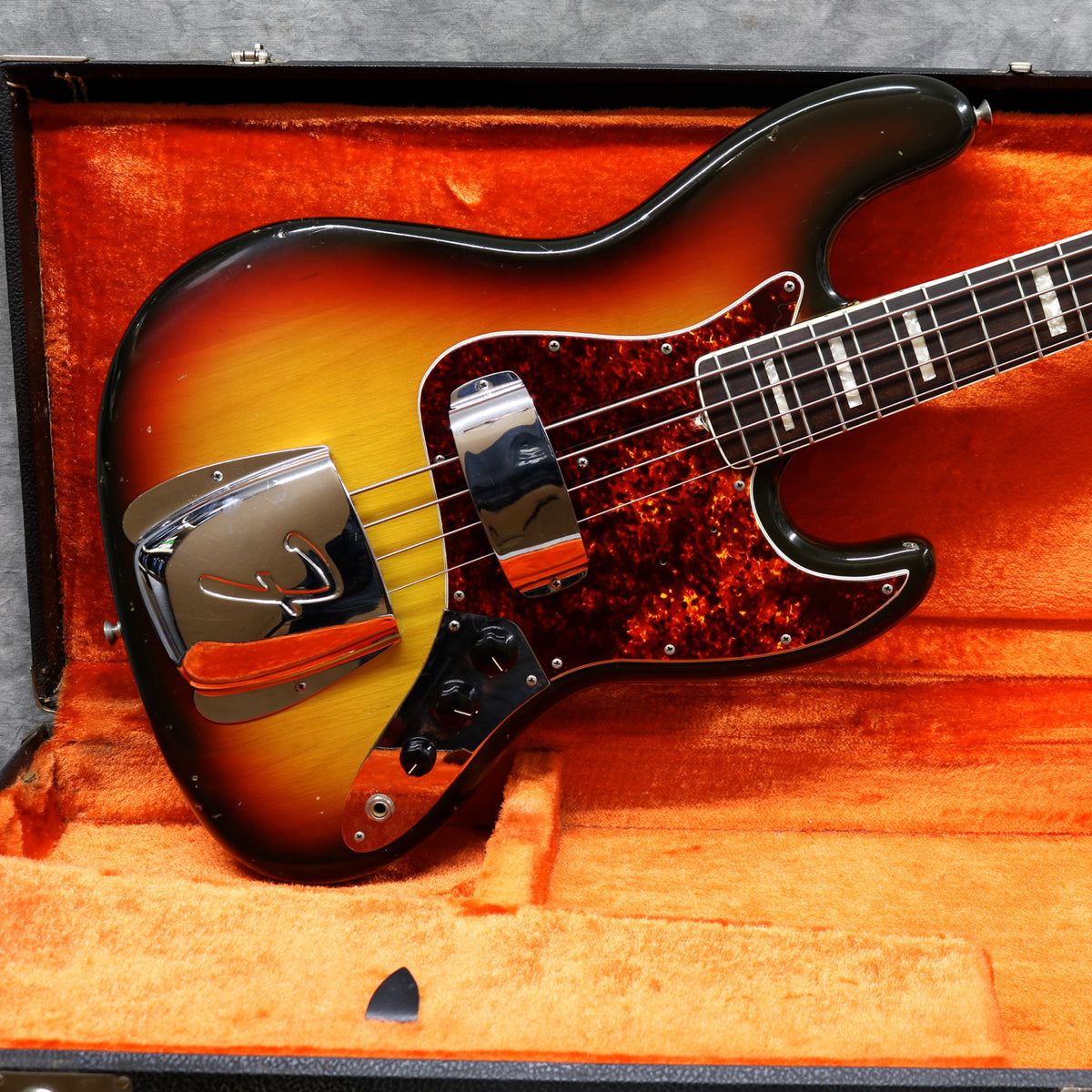 fender jazz bass 美品ジャパンヴィンテージ 1973 Fender Jazz Bass, Sunburst – Andy Baxter Bass & Guitars
