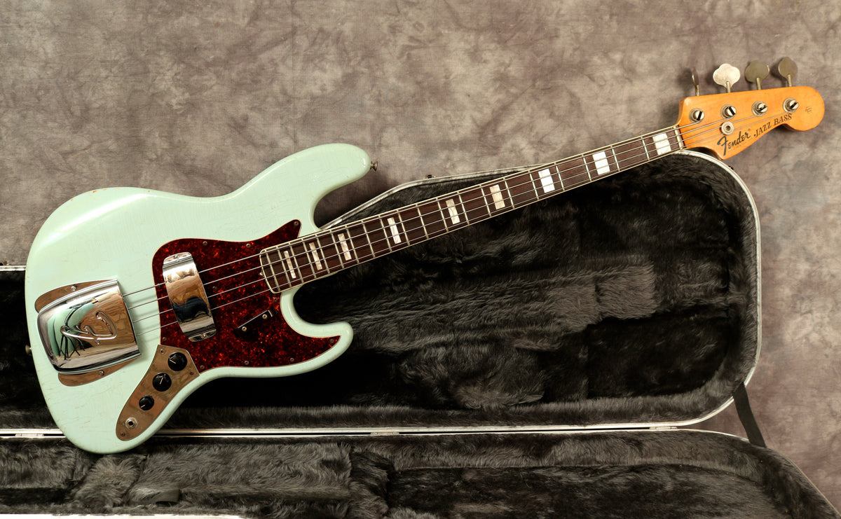 グリーンFender jazz bass 70’s vintage Fender Custom Shop 1962 Jazz Bass Relic Aged Sherwood Green