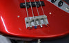 1966 Fender Jazz Bass, Candy Apple Red - Dot & Bound