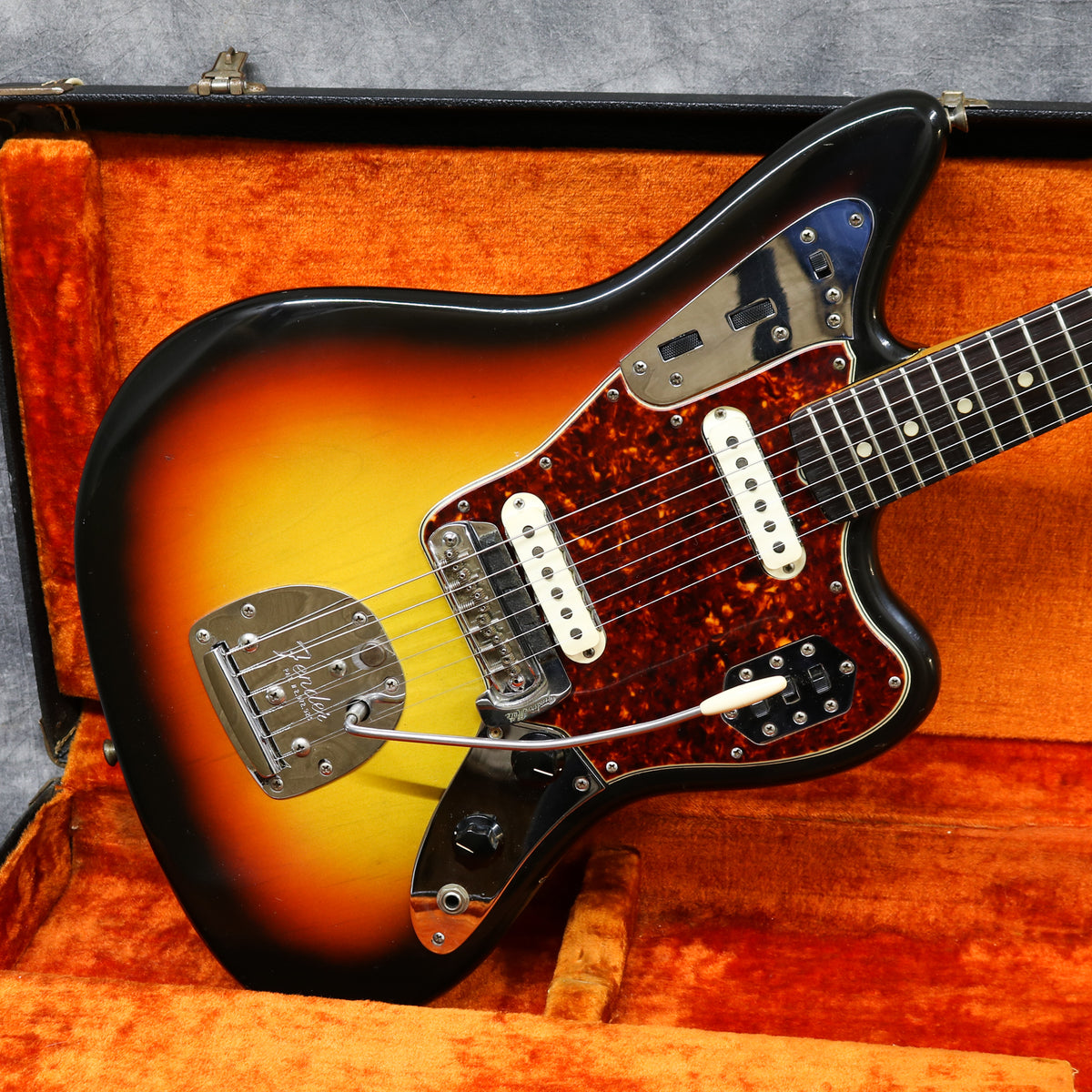 1965 Fender Jaguar, Sunburst – Andy Baxter Bass & Guitars